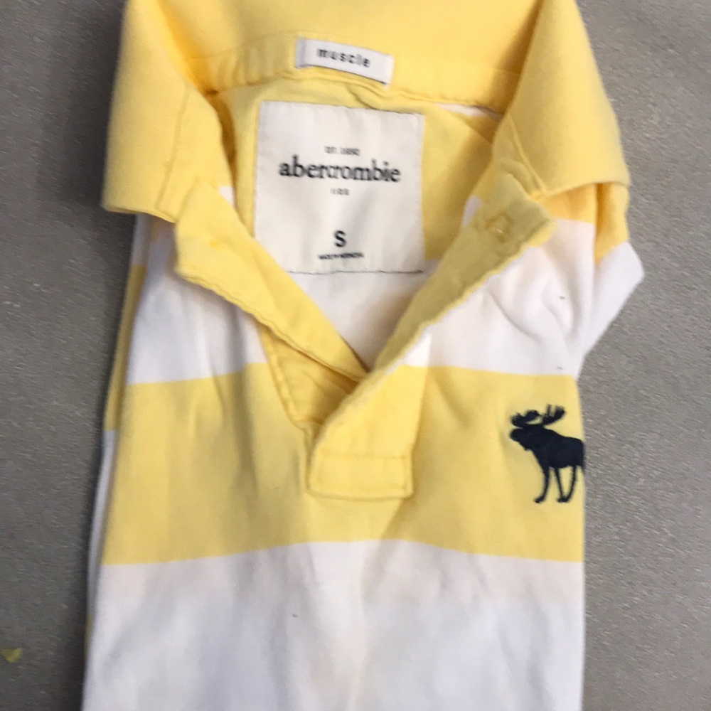 Abercrombie kids muscle polo